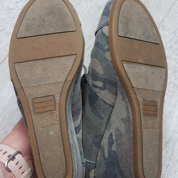 Toms Wedges Ankle Boot Size 5 in Camo - Picture 8 of 10